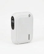 White ultrasonic essential oil aroma diffuser, studio shot on white