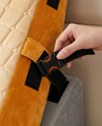 Hand fastening adjustable side-release buckle strap on the wedge pillow