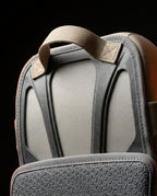 Back panel detail showing carry handle and ribbed support structure
