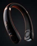 Detail of the flexible band that lets the neck fan bend to fit the neck