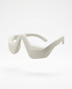 White color variant of the heated eye massager on a white background