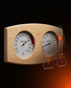 Diagram showing sauna warmth zones for HSP response and recovery