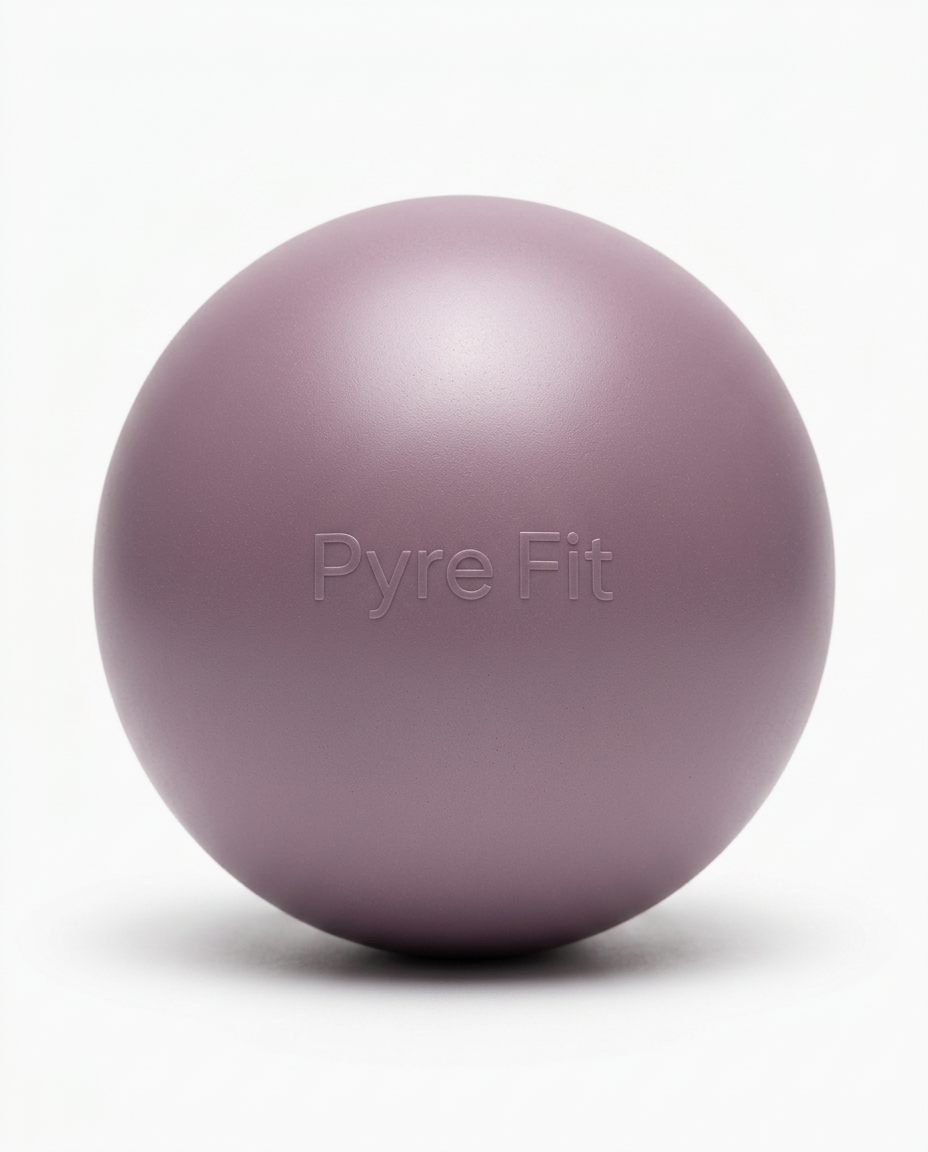 Small 3-inch mauve mobility ball studio packshot on white