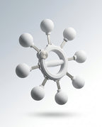 White arm rotation trainer floating against a light grey gradient backdrop