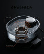 Science visual of the foot spa basin with ionic field and stainless electrode