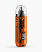 Translucent orange trimmer variant showing internal motor and LED display