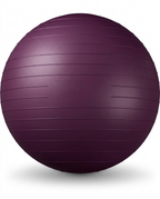 Purple balance ball color variant, studio packshot on white