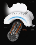 Diagram of the pillow's arm tunnel relieving nerve compression in the arm