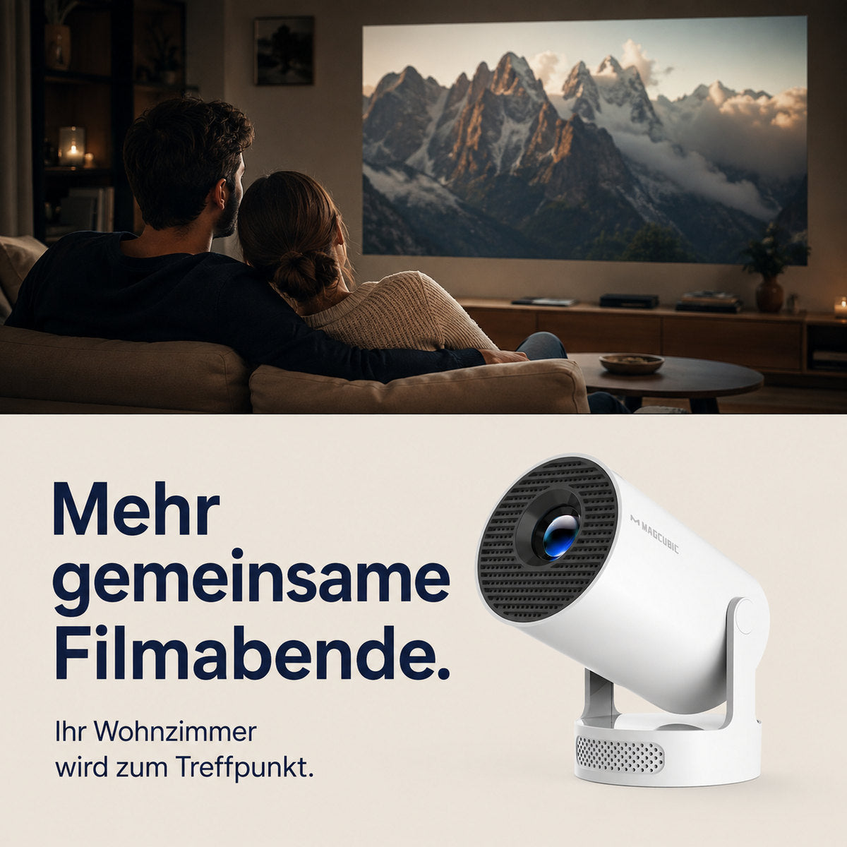Magcubic HY300Pro+ – Mehr gemeinsame Filmabende.