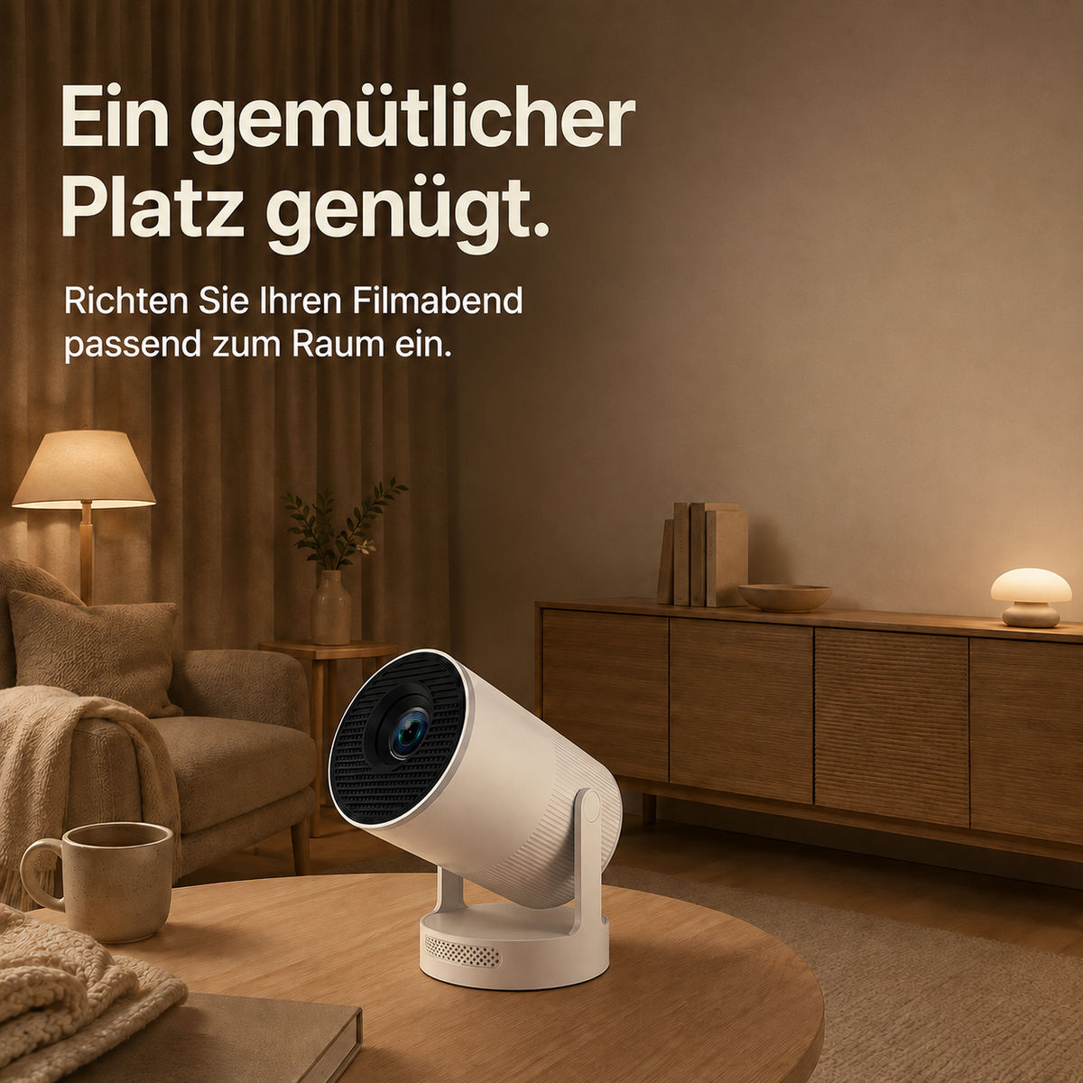 Magcubic HY300Ultra – Ein gemütlicher Platz genügt.