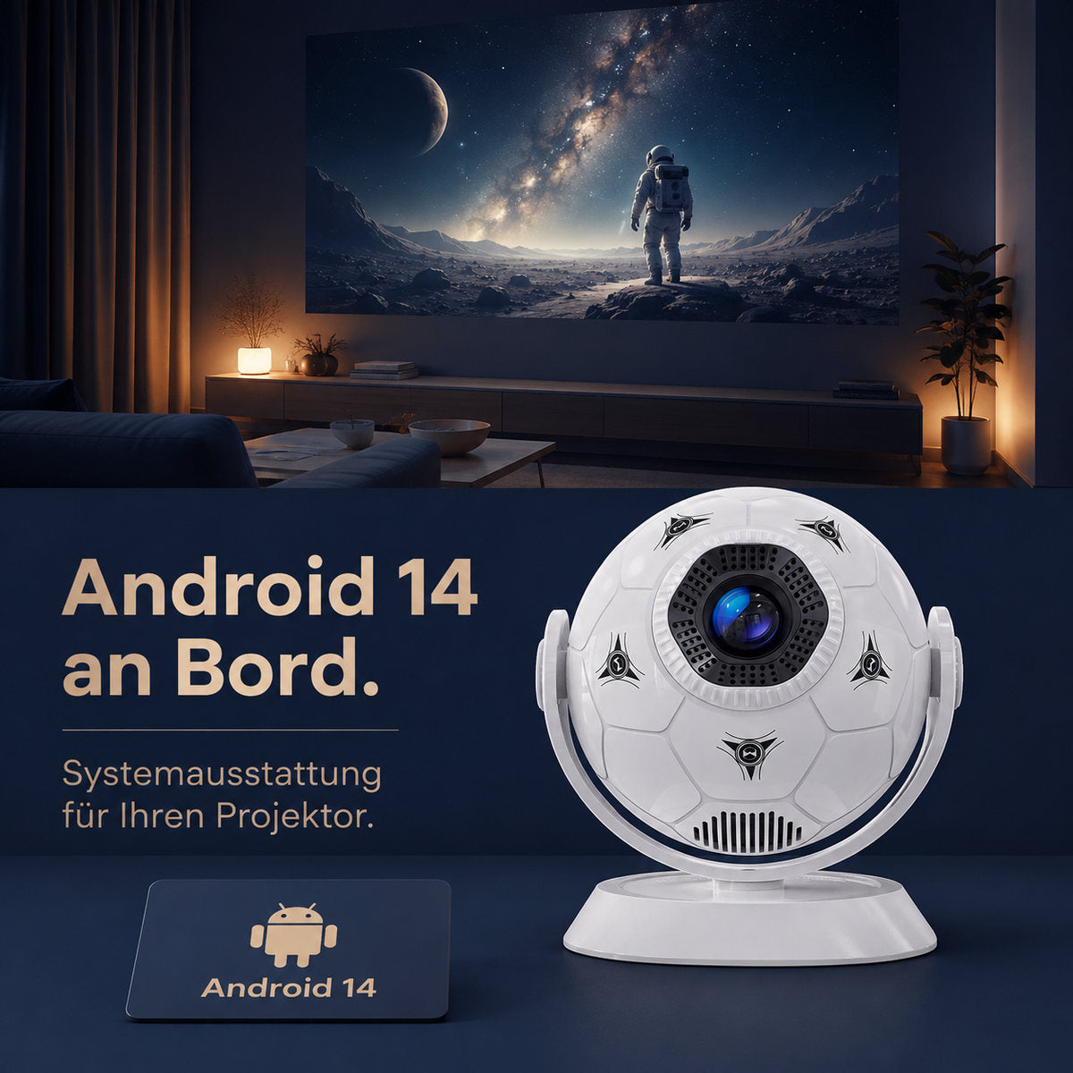 Magcubic HY300F – Android 14 an Bord.