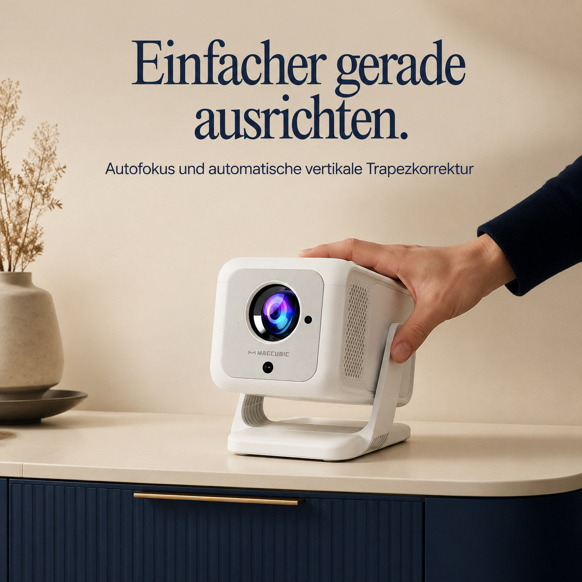 Magcubic HY310X – Einfacher gerade ausrichten.