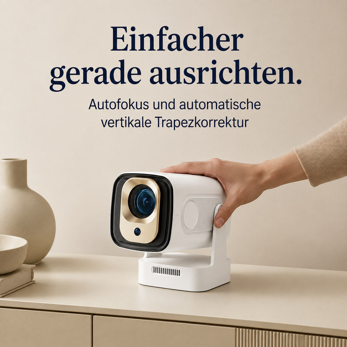 Magcubic HY310 – Einfacher gerade ausrichten.