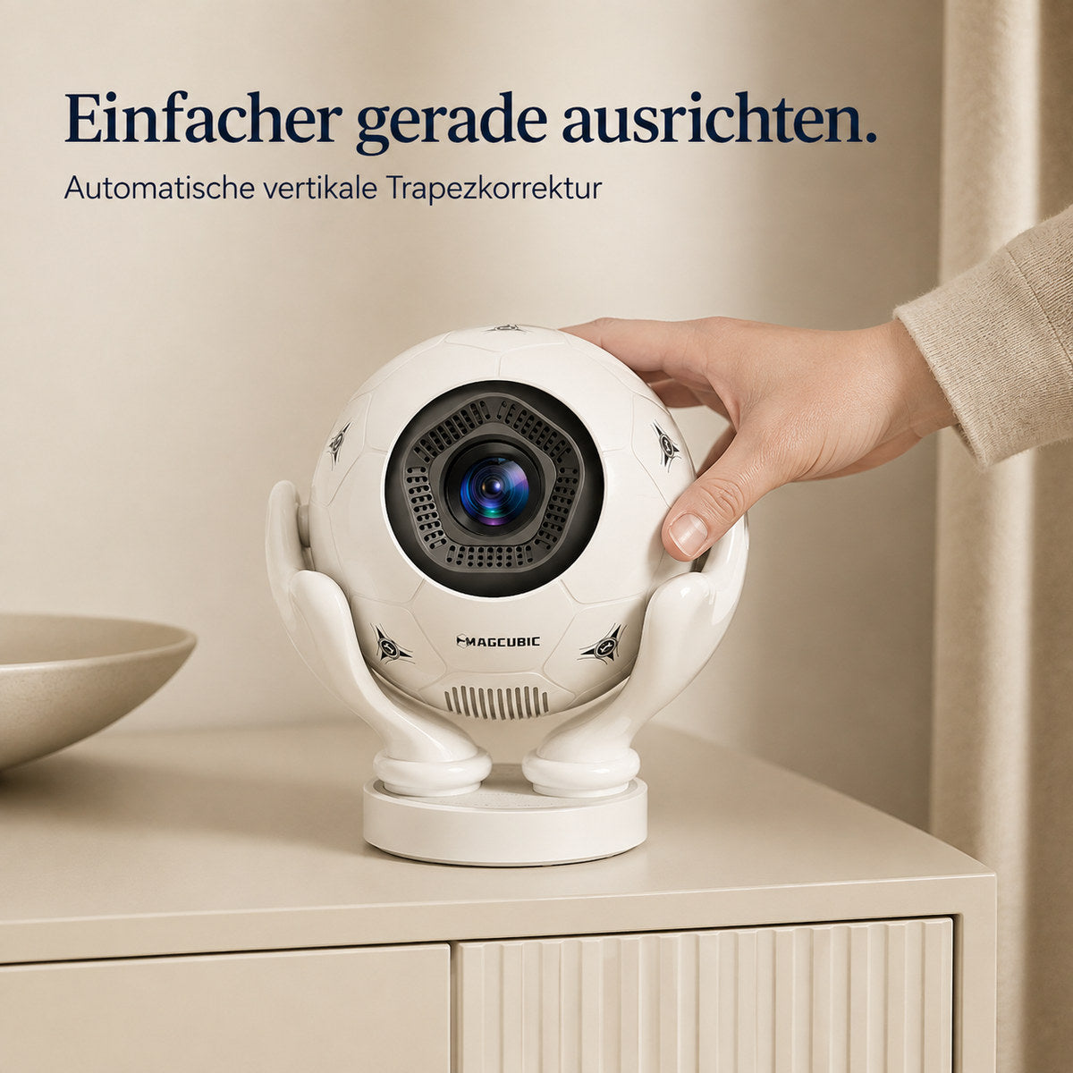 Magcubic HY320F – Einfacher gerade ausrichten.