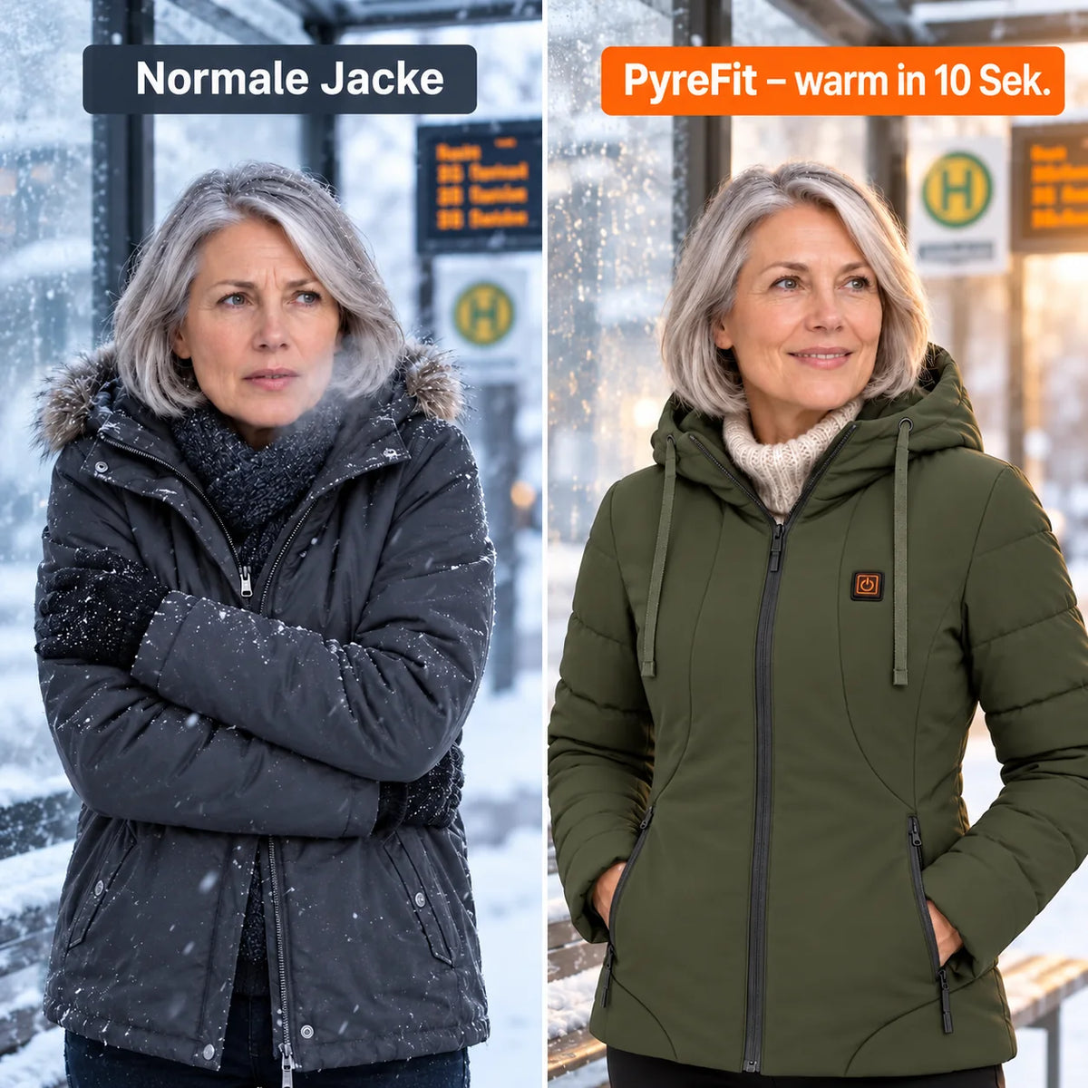 PyreFit Alpina in Olive – Vergleich