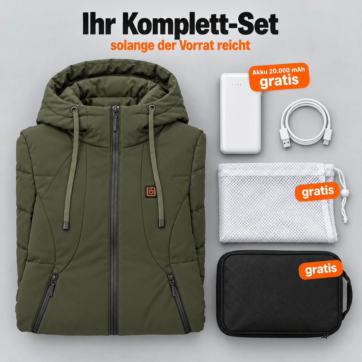 PyreFit Alpina in Olive – Komplett-Set