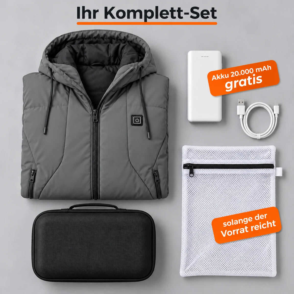 PyreFit Apexia in Grau – Komplett-Set