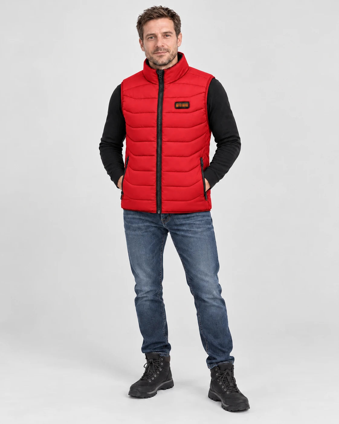 PyreFit Aurina in Rot – Ganzkörperansicht