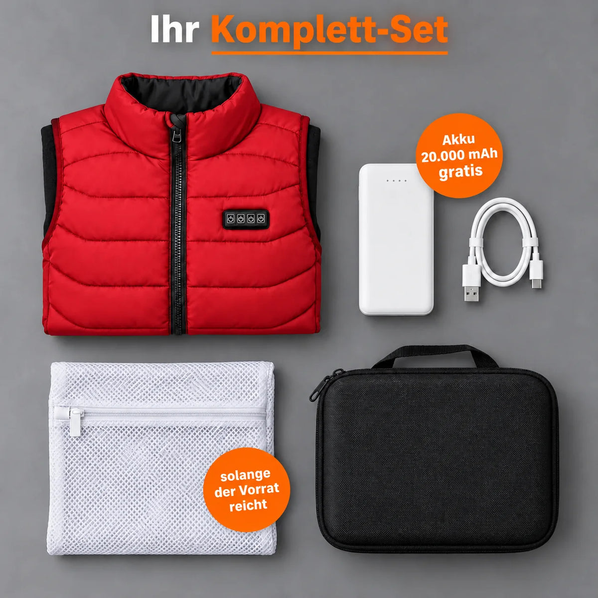 PyreFit Aurina in Rot – Komplett-Set