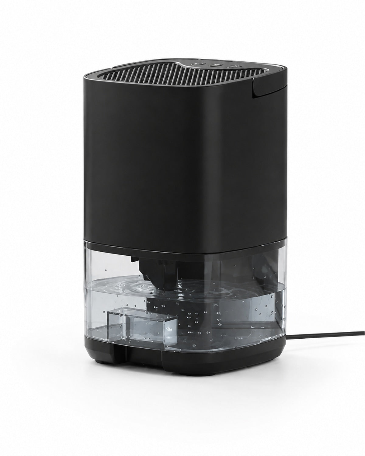 Mini-Luftentfeuchter mit 1-Liter-Wassertank – Schwarz – Produktansicht 1