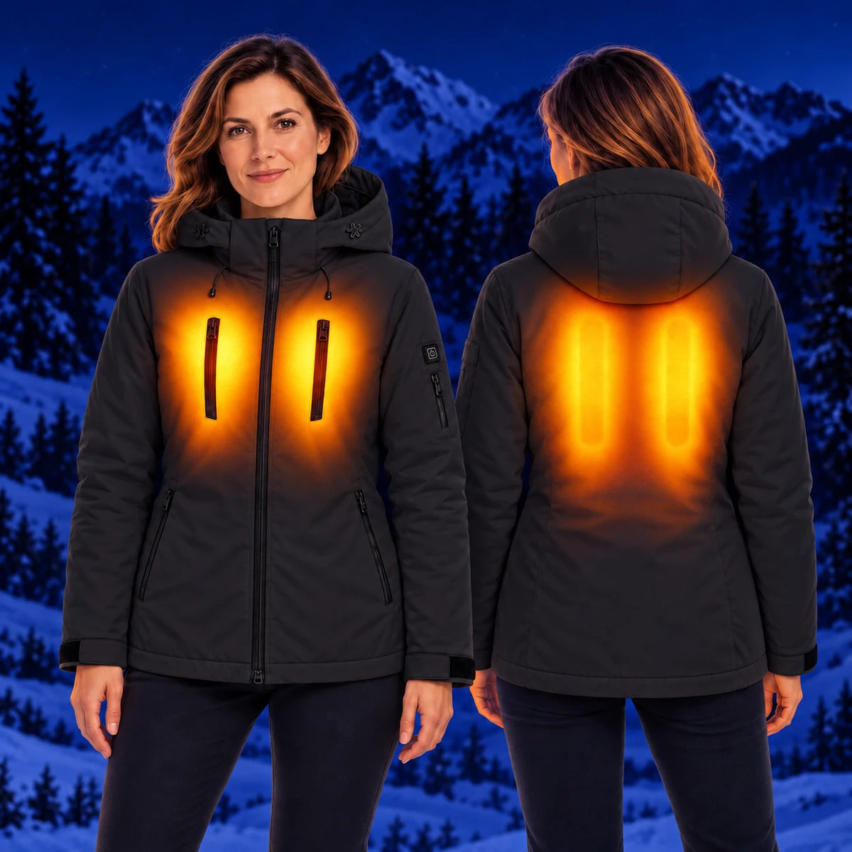 PyreFit Glacio in Schwarz – Wärme im Winter