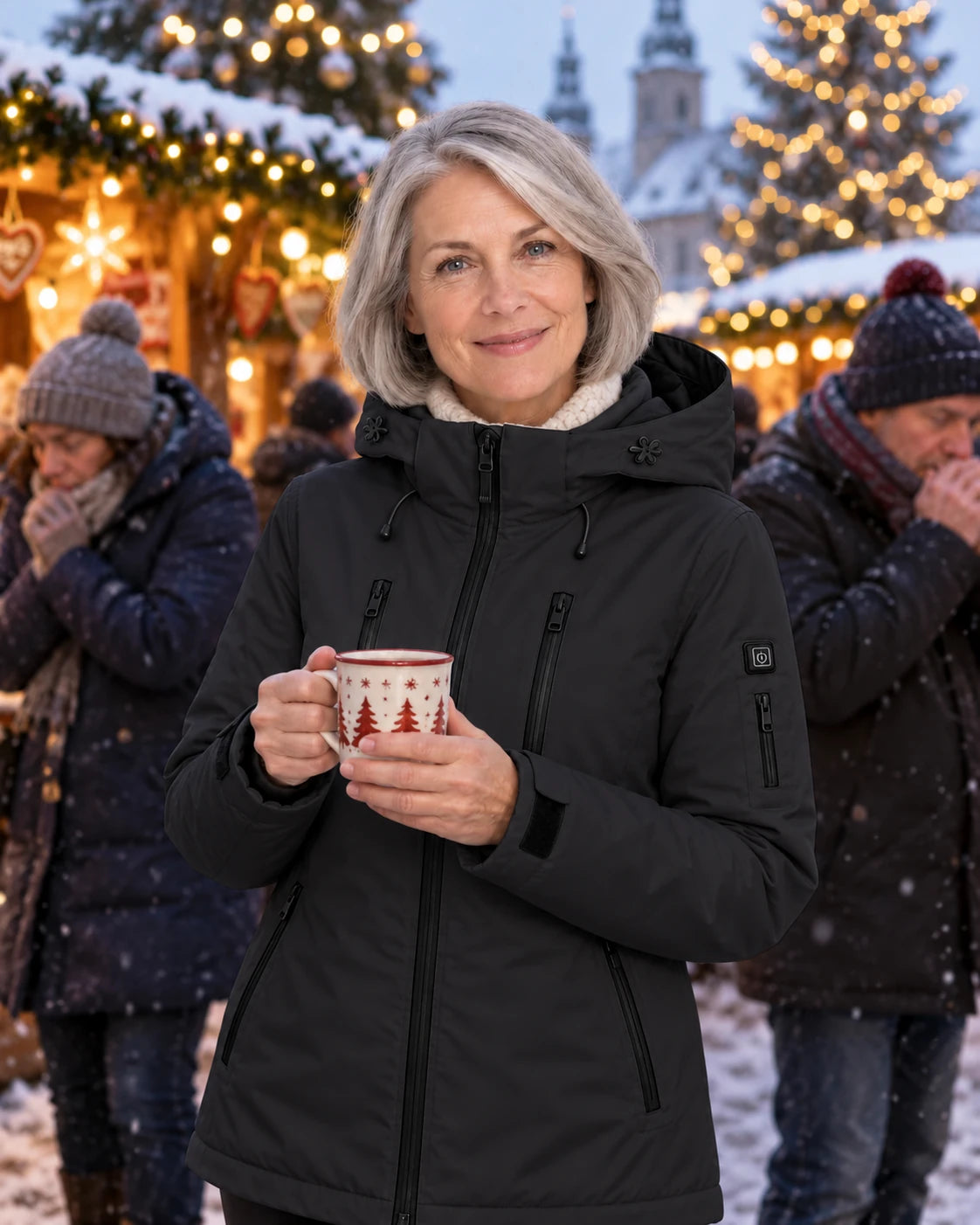 PyreFit Glacio in Schwarz – Winteralltag