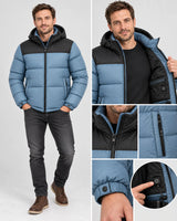 Beheizbare Unisex-Steppjacke PyreFit Gletor, Ganzkörperansicht