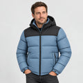 Beheizbare Unisex-Steppjacke PyreFit Gletor, getragen, Frontansicht