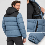Beheizbare Unisex-Steppjacke PyreFit Gletor, Rückansicht