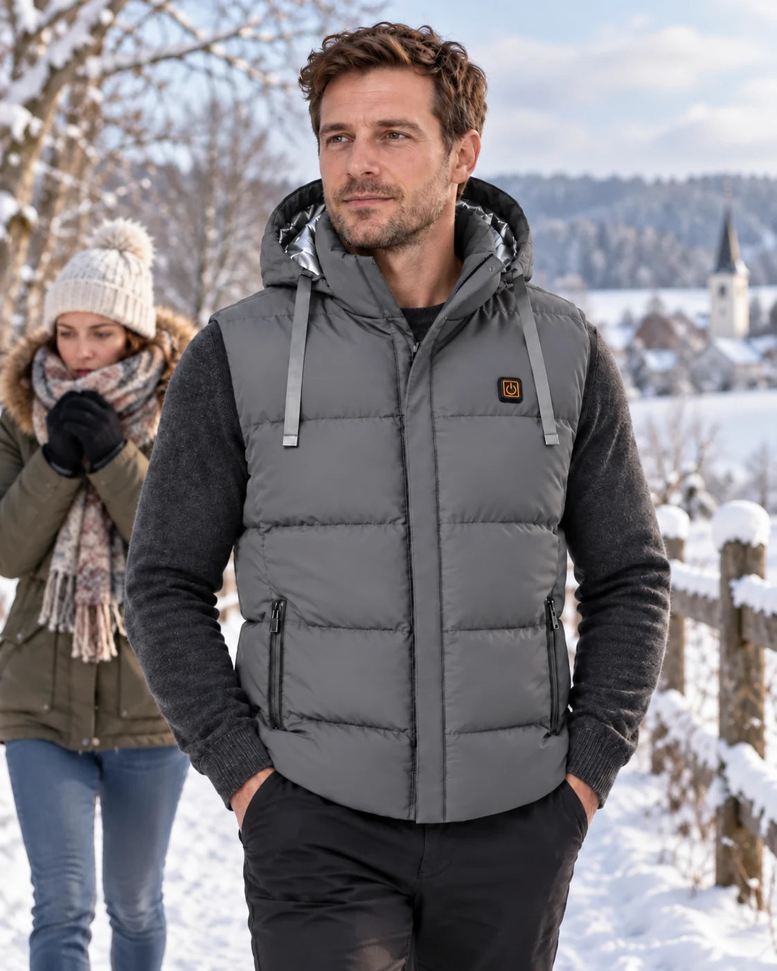PyreFit Horizonor in Grau – Winteralltag