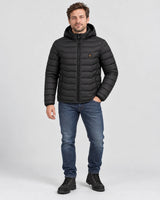 Beheizbare Herren-Steppjacke PyreFit Rangor, Ganzkörperansicht