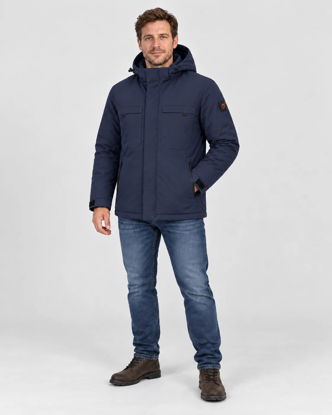 PyreFit Regaro in Marineblau – Ganzkörperansicht