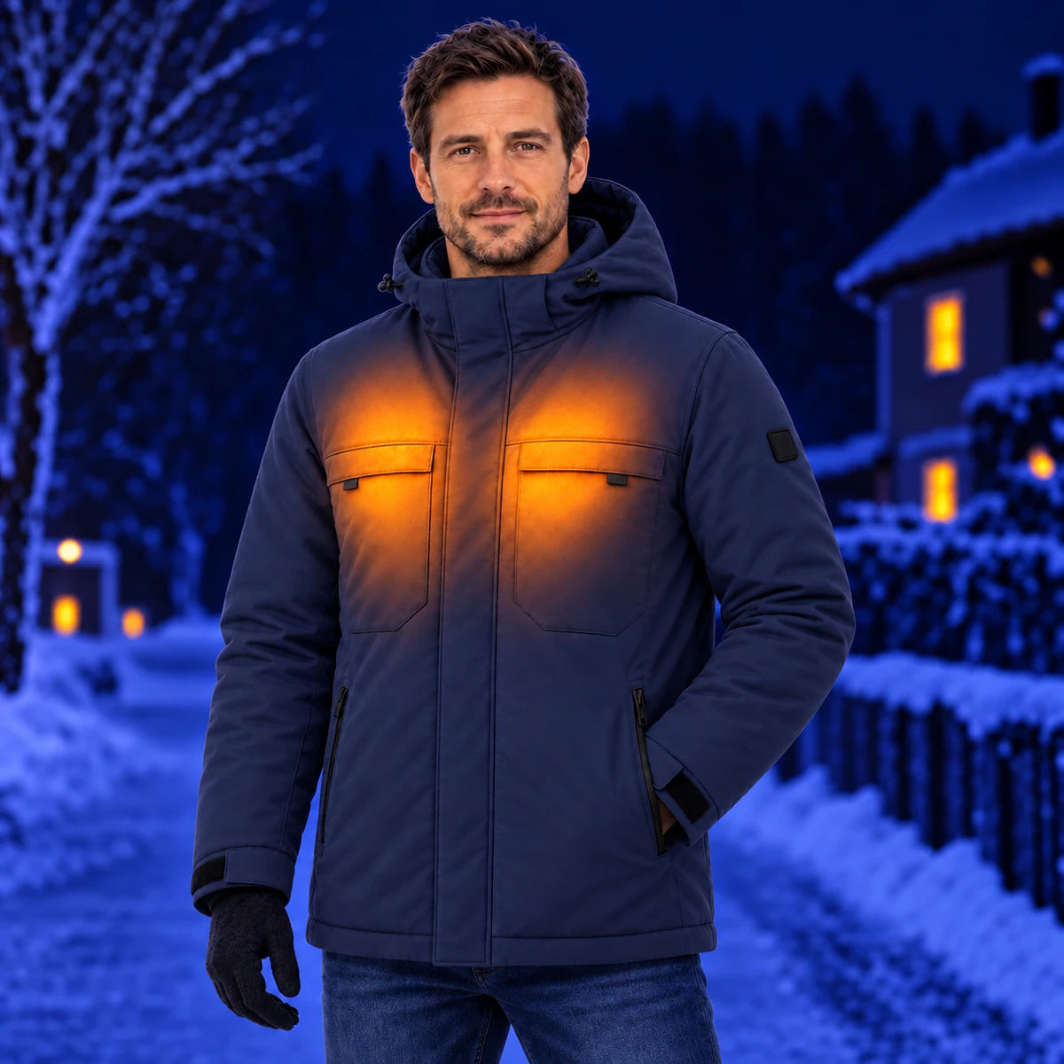 PyreFit Regaro in Marineblau – Wärme im Winter