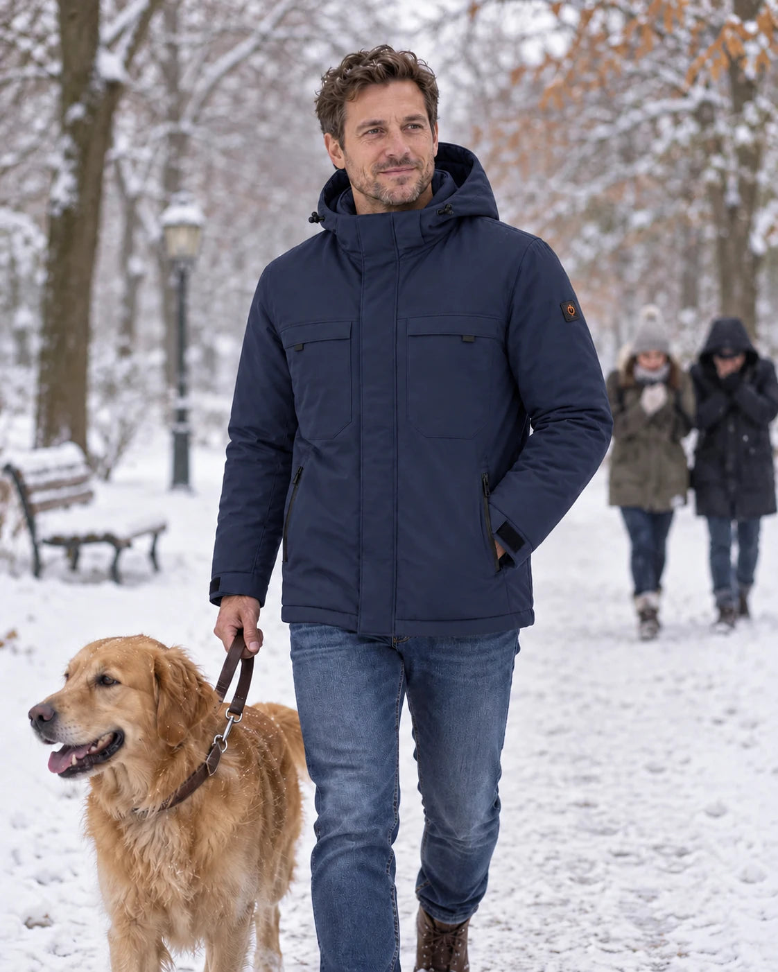 PyreFit Regaro in Marineblau – Winteralltag