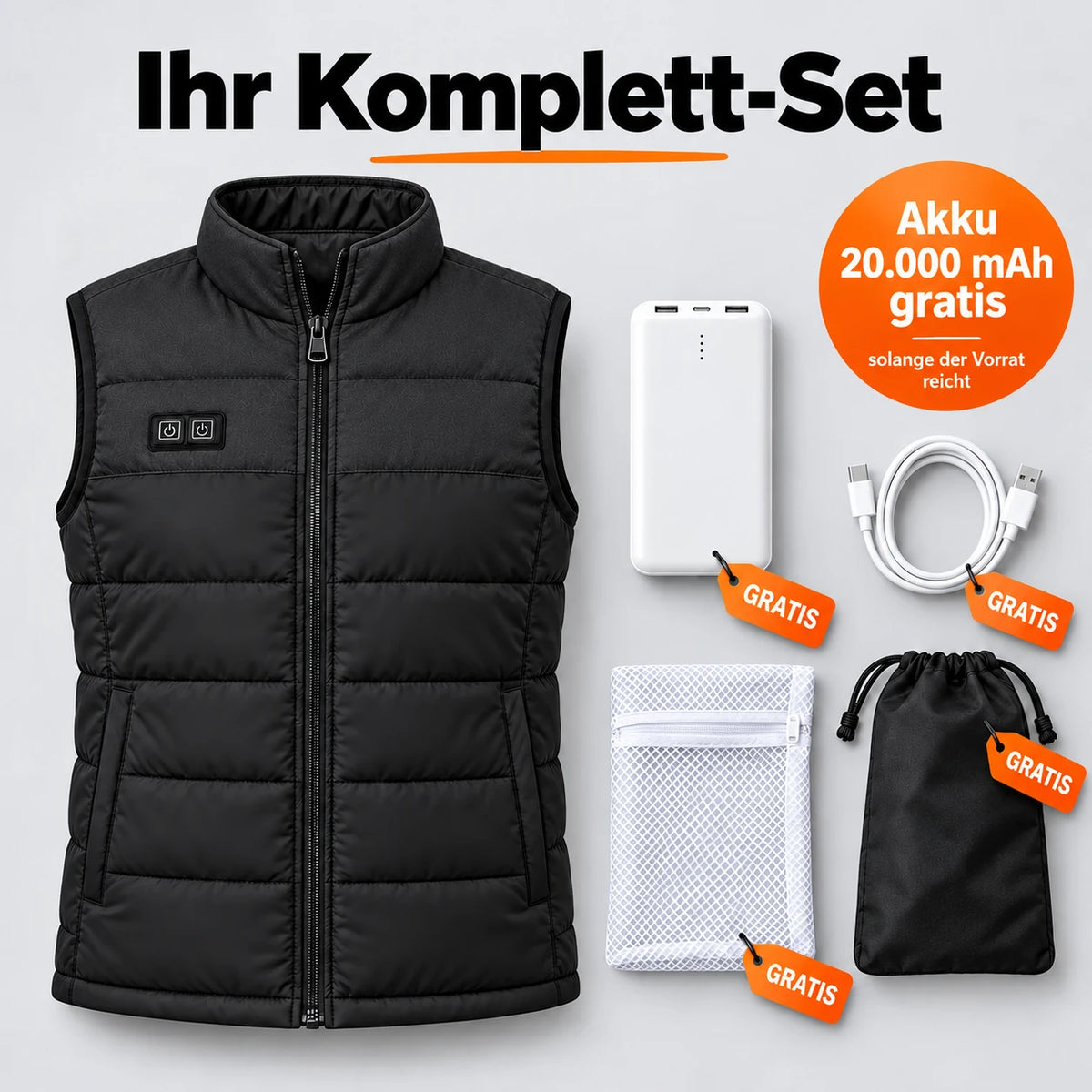 PyreFit Rundor in Schwarz – Komplett-Set