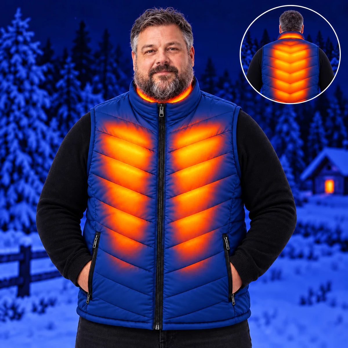 PyreFit Schattor in Blau – Wärme im Winter