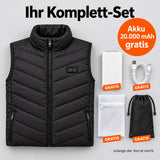 Komplett-Set: Schattor, 20.000-mAh-Akku, Ladekabel, Wäschenetz und Tasche