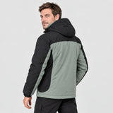 Beheizbarer Unisex-Parka PyreFit Schiefer, Rückansicht
