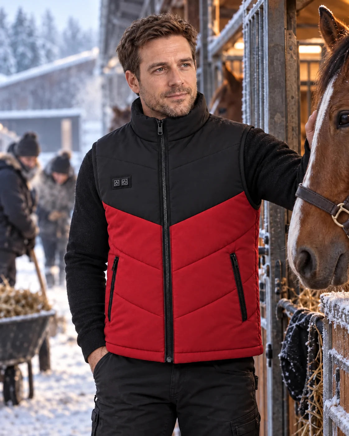 PyreFit Sherpor in Rot – Winteralltag