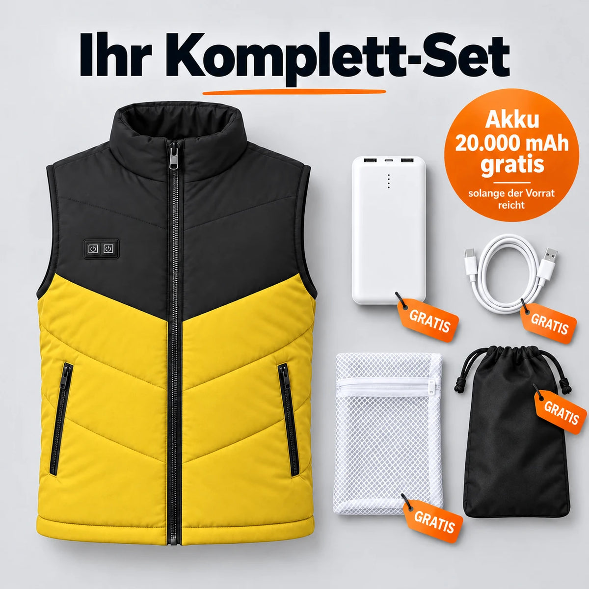 PyreFit Sherpor in Gelb – Komplett-Set