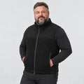 Beheizbare Unisex-Weste mit verstellbarer Weite PyreFit Tarnor, getragen, Frontansicht