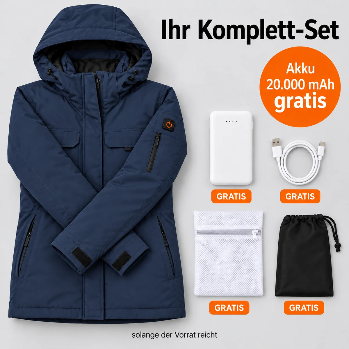 PyreFit Terrano in Marineblau – Komplett-Set