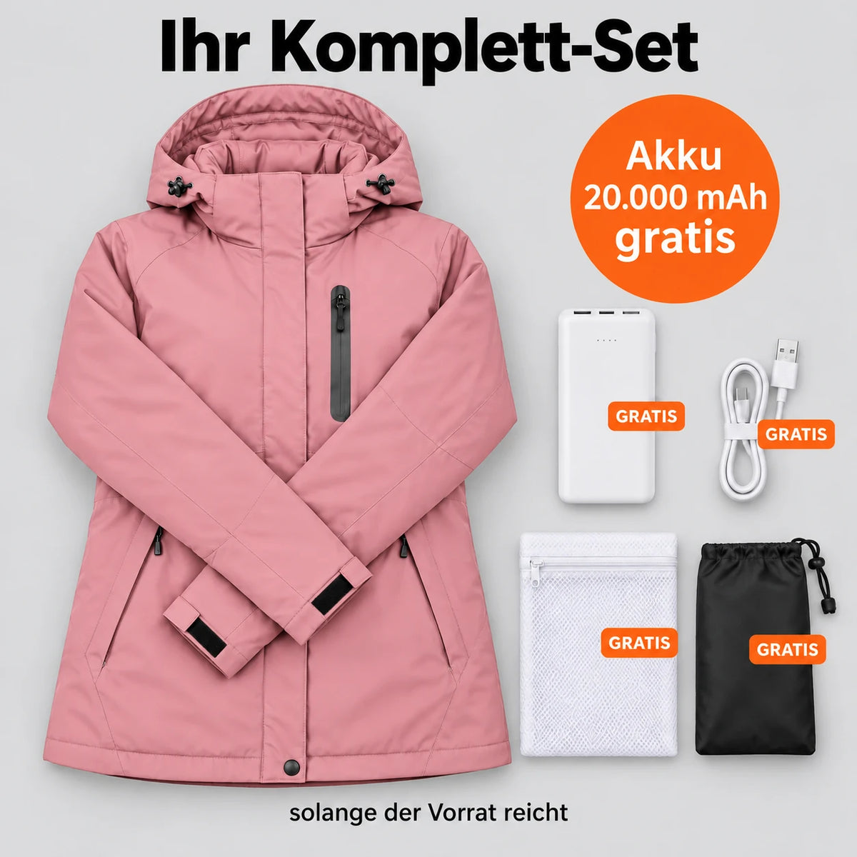 PyreFit Traverso in Rosa – Komplett-Set