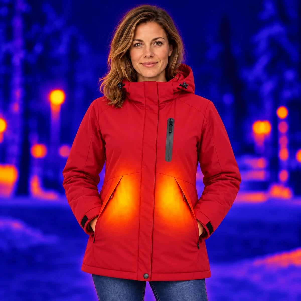 PyreFit Traverso in Rot – Wärme im Winter