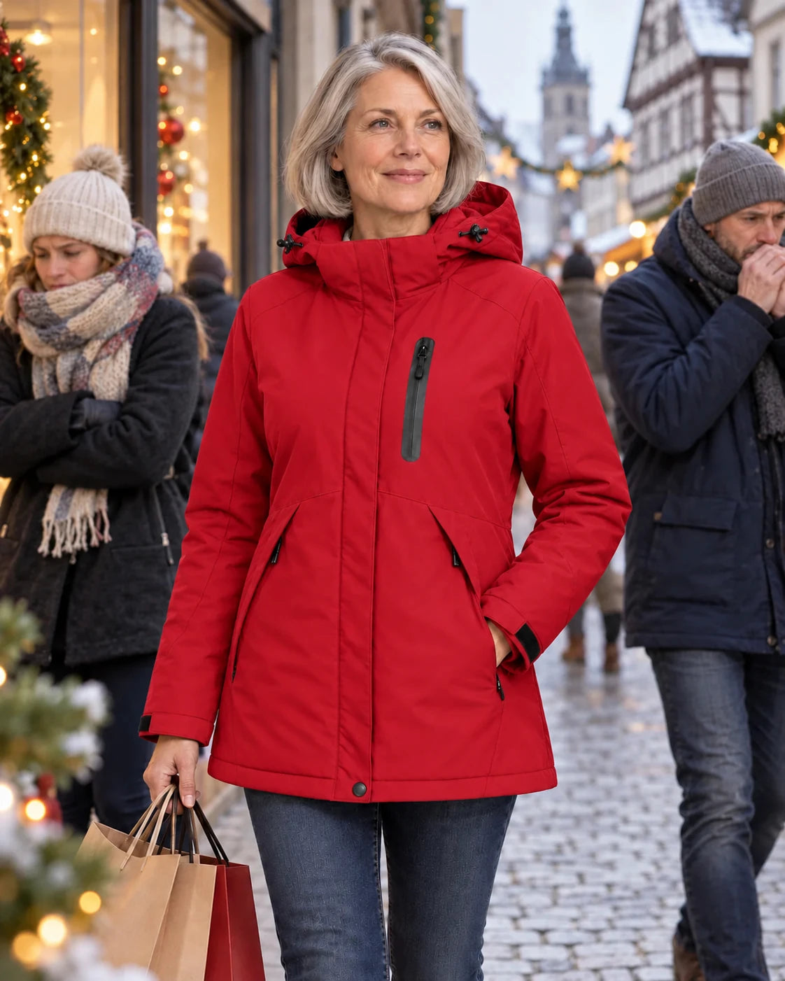PyreFit Traverso in Rot – Winteralltag