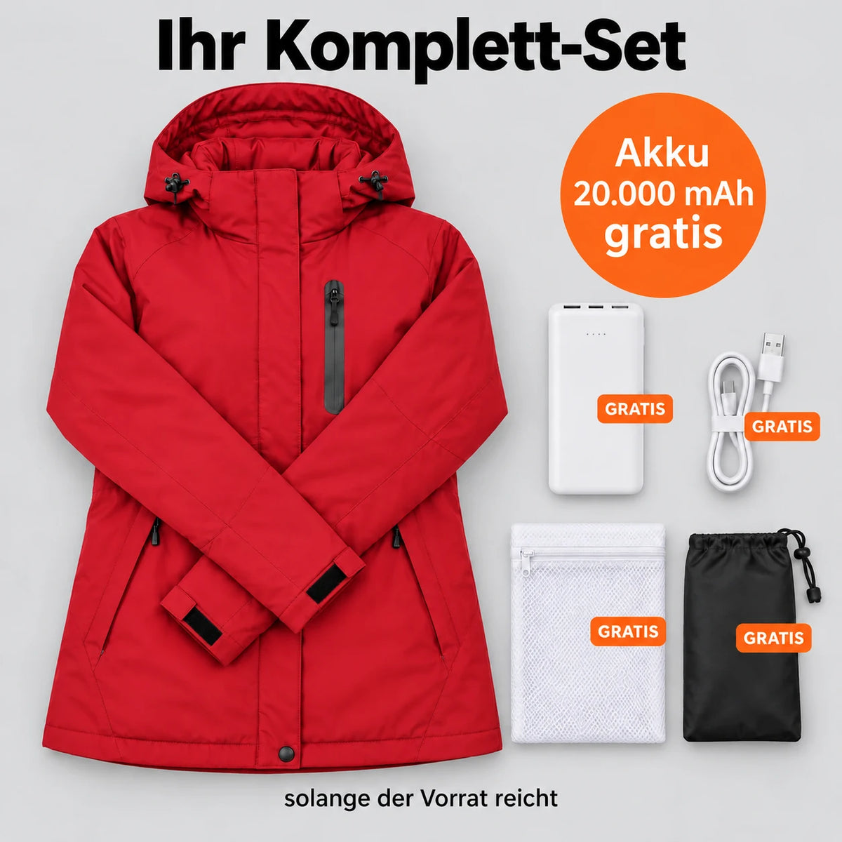 PyreFit Traverso in Rot – Komplett-Set