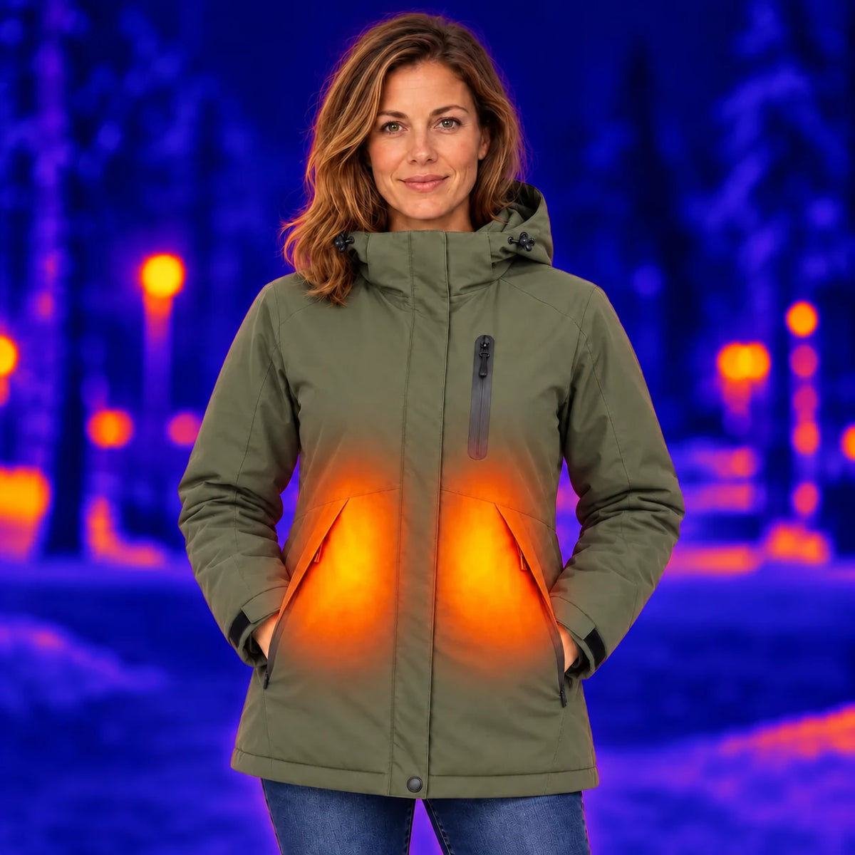 PyreFit Traverso in Khaki – Wärme im Winter