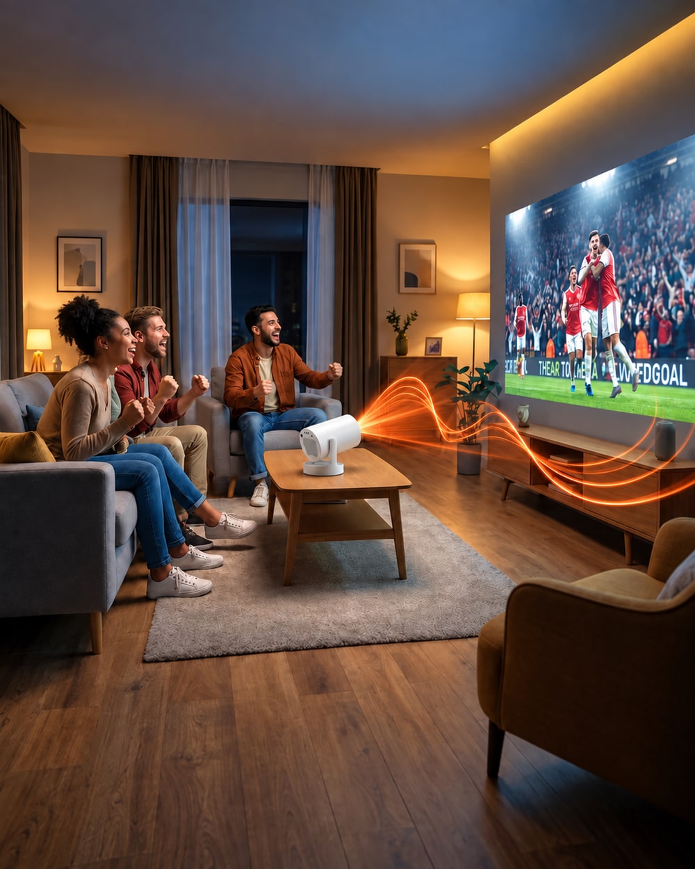 Mini Beamer – Filmabend im Wohnzimmer