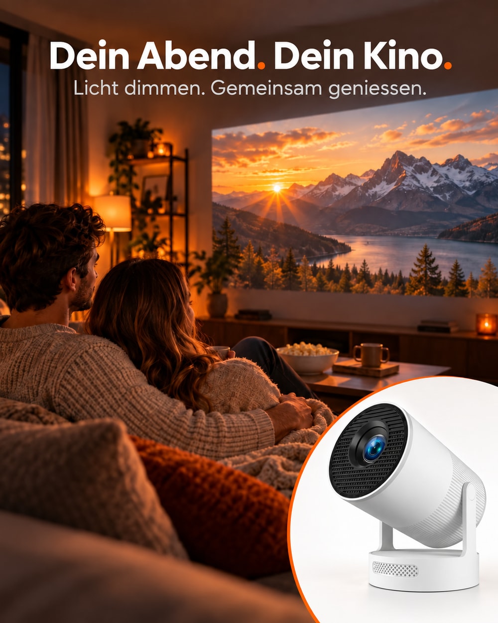 Mini-Beamer – Filmabend zu Hause