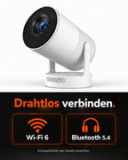 Mini-Beamer – Wi-Fi 6 und Bluetooth 5.4